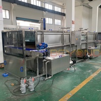 Pasteurisateur tunnel haute capacité pour bouteilles de bière, bocaux en verre et canettes de boissons-Système de stérilisation efficace