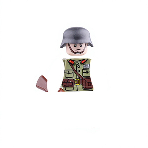 Set di Costruzioni con Blocchi di Piccole Dimensioni della Seconda Guerra <span class=keywords><strong>Mondiale</strong></span>, Modelli di Soldati Americani, Tedeschi e Sovietici in Plastica ABS, Giocattolo da Costruzione per Bambini, Regalo per Ragazzi - Product Image 5