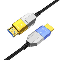 Kabel serat optik hdmi 2.1 kecepatan tinggi, kabel serat optik hdmi 10m 8k6 0hz/4k 120hz untuk Hdtv