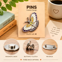 Pin Kerah Logam Berkilau Desain Anime Terlaris, Lencana Kustom Berkualitas Tinggi, Pin Enamel Lunak Berlapis Emas Perak untuk Hadiah
