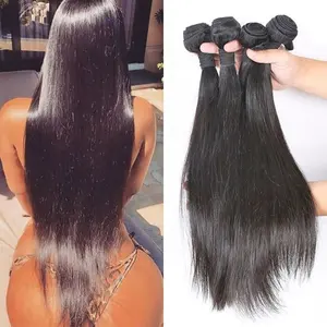 10A Grade 100% Cuticle Aligned Hair Hair Weaving Bundles High Quality Virgin Remy Indian Natural Black Silky Straight 8A 9A 10A