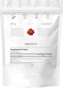 Cápsulas de Coenzima Q10 de 400 mg OEM con Aceite MCT de Coco, Suplemento de CoQ10 en Cápsulas Blandas para la Salud del Corazón - Product Image 2