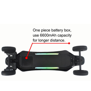 Patineta Eléctrica de Madera de Arce con Doble Balancín, Personalizable, con Luces de Color <span class=keywords><strong>en</strong></span> Movimiento, Estilo SUV - Product Image 1