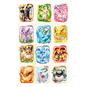 PY Wholesale Supplies Caja Sorpresa Nuevo Juego Magnético ArtBoard Tarjeta de Personaje Pikachu Fiesta Pokémon Colección de Mini Peluches y Tarjetas de Juego - Product Image 1