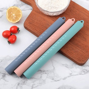 Caida Eco-Friendly Silicone Food Grade Rolling Pin for Baking <b>Flour</b> Stick Dumpling Kneading - Product Image 3