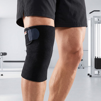 Genouillère réglable en néoprène SBR de haute qualité avec fermeture auto-agrippante souple, pour usage multisports et soulagement de la douleur