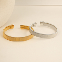 Bracelet de montre élastique côtelé CLIORO, texture ouverte, minimaliste, empilable, étanche, bijoux pour femmes et hommes