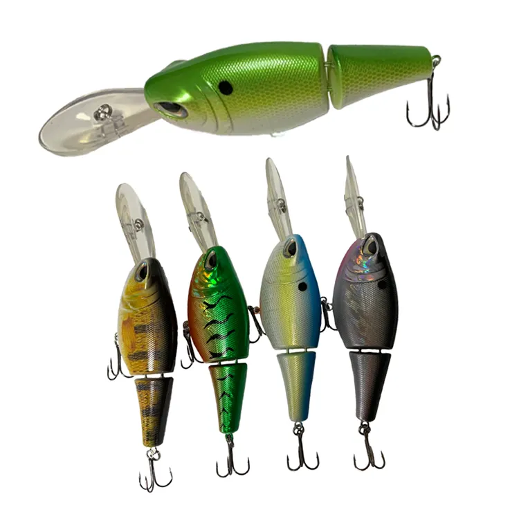 Flicker Shad articulado Crankbait 190mm 68g Wobbler señuelo de pesca gran Crankbait Minnow bajo Trolling Pike carpa señuelos