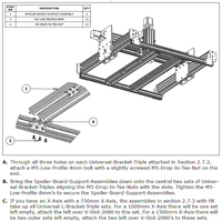 Kit de cadre pour machine de gravure et de marquage laser CNC en bois pour hobby DIY, tournage, fraisage, outils, pièces, 1000MM 1500MM