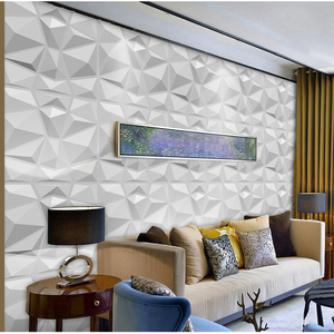 Nouveau panneau mural coloré en forme <span class=keywords><strong>de</strong></span> vague 3D Vente <span class=keywords><strong>de</strong></span> <span class=keywords><strong>salon</strong></span> Panneaux muraux 3d en plastique PVC résistant à la chaleur Décor - Product Image 5