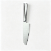Ensemble de couteaux de chef Santoku de qualité supérieure, manche personnalisé, motif écologique, acier inoxydable, outil de cuisine haut de gamme
