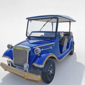 Strada legale vecchia auto d'epoca d'epoca elettrica retrò antico Golf Cart Buggy per le visite turistiche della strada classica auto - Product Image 6