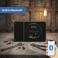 Chargeur MPPT DC-DC 30A 12V 24V Buck-Boost pour camping-car, contrôleur de charge solaire double batterie, alternateur intelligent M2430ND IP45 avec application Bluetooth
