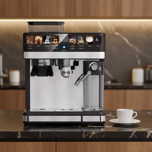 Cafetera Espresso Eléctrica Profesional Francesa de 20 Bares, Automática, de Acero Inoxidable, Personalizable, para el Hogar - Product Image 1
