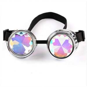 Gafas de Sol Steampunk con Logotipo Personalizado, Gafas de Moda Retro Góticas para Hombre y Mujer, Gafas de Soldadura Cyberpunk, Gafas de Caleidoscopio - Product Image 6