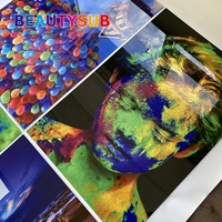 Impressions métalliques Beautysub HD brillantes blanches de 48,8 x 96,5 pouces, 1,15 mm, haute définition, sublimation, aluminium, transfert thermique, impression photo, image