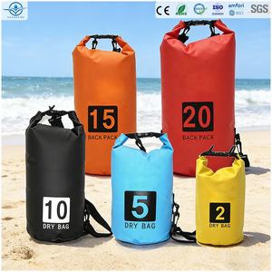 Sacco asciutto galleggiante per escursionismo campeggio 2L 5L 10L 15L 20L impermeabile Ocean Pack attrezzatura da spiaggia pesca borsa asciutta impermeabile - Product Image 1