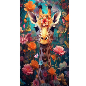 Ventes directes d'usine bricolage diamant peinture girafes art toile pour la peinture diamant dotz kits - Product Image 1