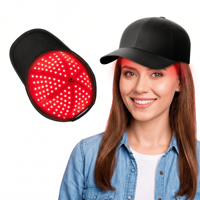 Casque laser de thérapie sans fil 660nm 850nm, chapeau LED pour la croissance des cheveux, lumière rouge LED pour la croissance des cheveux, pour la plage, les voyages en plein air et l'usage quotidien