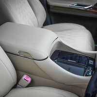 Boîte d'accoudoir de console centrale pour Toyota Alphard 2014 avec chargeur sans fil, réfrigérateur en option, Plug and Play