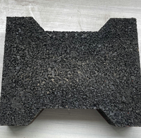 Revêtement en caoutchouc EPDM non toxique antidérapant pour allées de jardin, terrains de jeux, pistes de course pour chevaux, rouleaux de caoutchouc emboîtables en forme de H, surface LX SENDU-043
