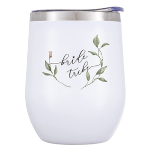 304 acero inoxidable de doble capa 12oz vino cerveza taza aislada al vacío cáscara de huevo gran vientre huevo termo agua - Product Image 5