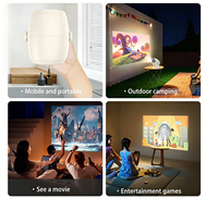Mini projecteur portable B10 HD 720P 1080P 4K compatible HDMI, projecteur vidéo pour home cinéma, projecteur électronique LED LCD.