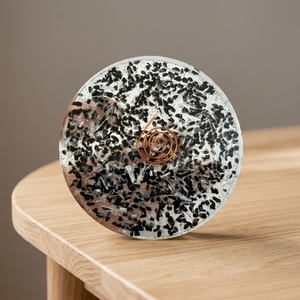Ensemble de sous-verres en orgonite, tourmaline noire, aventurine, guérison par le reiki, méditation, cadeau - Product Image 2