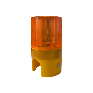 Luz de Advertencia Intermitente LED Solar Amarilla, Material de PC, para Seguridad en la Construcción de Carreteras, Instalación Portátil, Libre de Mantenimiento - Product Image 3