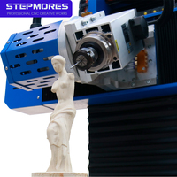 Machine de fraisage CNC à 5 axes avec contrôleur RTCP et RichAuto, à broche unique, pour la sculpture et la gravure sur bois