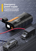 Démarreur de voiture multifonction 1000A Peak avec batterie externe 8000mAh et compresseur d'air pour voitures et camions