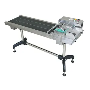 Automatic High Quality Speed Feeder Conveyor Pouch Counting Inkjet Coding Paging Stickers Labeling System Machine Finishing Bags