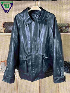 Jaket Kulit Tebal Bekas Grosir Musim Dingin Hangat Modis Kasual Trendi Jaket Pendek Tebal Pakaian Bekas Bal - Product Image 5