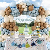 Kit de décoration d'arche de ballons pour baby shower, révélation du sexe et fête d'anniversaire