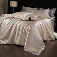 Nouvel Arrivage – Ensemble de Draps 4 Pièces Couleur Unie 300 Fils/Pouce² Toutes Saisons avec Taies d'Oreiller et Housse de Couette – Kit Mariage – Vente en Gros
