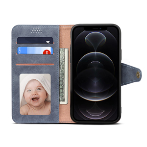 <span class=keywords><strong>Étui</strong></span> de protection pour téléphone portable en cuir PU souple de qualité supérieure pour <span class=keywords><strong>Apple</strong></span> <span class=keywords><strong>iPhone</strong></span> <span class=keywords><strong>13</strong></span>, avec support de téléphone - Product Image 4