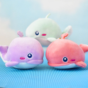 Peluche <span class=keywords><strong>Baleine</strong></span> Mignonne Violette en Gros, Jouet Doux à Câliner, Animal en Peluche Kawaii, Oreiller <span class=keywords><strong>Requin</strong></span> Bleu pour Enfants, Cadeau d'Anniversaire, Porte-clés en Peluche - Product Image 2