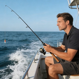 Canne à pêche compacte et durable pour la pêche en surfcasting, idéale pour la poche et le sac à dos – Offre spéciale - Product Image 1