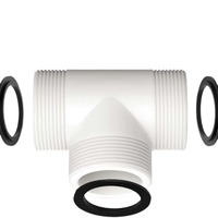 1.5 Inch Pool Hose T Connector Heavy Duty Threaded Fitting for Filter Pump Salt System and Chlorine Generator