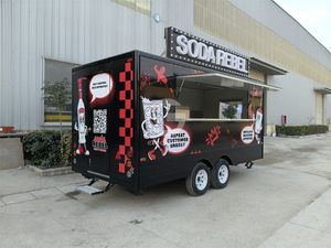 Camion de vente de nourriture multifonctionnel, <span class=keywords><strong>prix</strong></span> raisonnable, remorque de restauration de rue, taille personnalisée avec équipement - Product Image 2