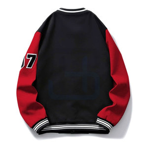 Fashionable High Quality <b>Men's</b> Outdoor Warm Winter <b>Canvas</b> Varsity <b>Jacket</b> Windproof Casual Letterman Design Stand Collar - Product Image 2
