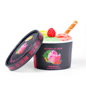 Danh Sách Mới Cốc Giấy Đựng Kem Thân Thiện Với Môi Trường Dùng Một Lần Giá Nhà Máy Cấp Thực Phẩm Fda Có Nắp Đậy - Product Image 4