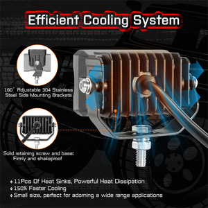Feu <span class=keywords><strong>LED</strong></span> de recul <span class=keywords><strong>12V</strong></span> à faisceau large et diffuseur de 3 pouces, idéal <span class=keywords><strong>pour</strong></span> le <span class=keywords><strong>camping</strong></span> et les véhicules (voitures, camions) - Product Image 5
