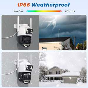 Cameea Zone Wifi 50Mp Caméra Robot Film <span class=keywords><strong>Comera</strong></span> Cctvc 1080P Routeur Statique Fourchette 3 Lentilles Spay 4K Camira Sans Dvr 6Mp 4Ch Nvr - Product Image 4