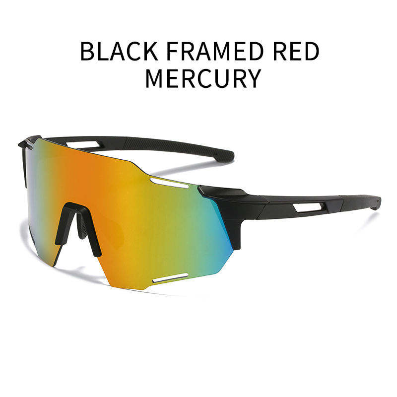 Black frame red mercury