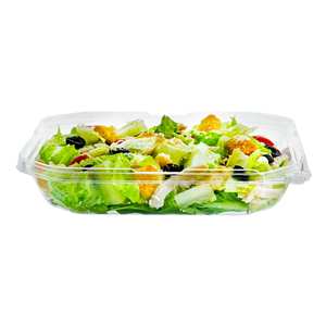 Taiwán hizo desechables 36 OZ PET contenedores de alimentos Juego de dos piezas bandeja transparente reciclable 60 restaurante para llevar Catering ensalada - Product Image 3