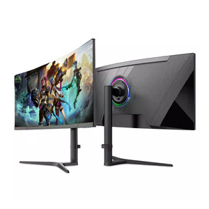Écran d'ordinateur sans cadre 34 pouces, résolution 2,5K, 120 Hz, 144 Hz, 165 Hz, FreeSync, moniteur LED pour PC, écran incurvé pour jeux, matériel informatique pour jeux - Product Image 1