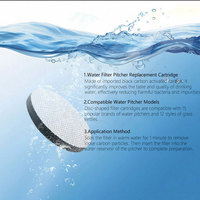 Filtre à sédiments à usage ponctuel exclusif transfrontalier en tissu non tissé au charbon actif, mini-disque, cartouche filtrante KBMDCZ31 75 GPD