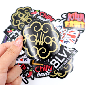 Etiqueta engomada de la letra Adhesivo fuerte personalizado Mate Kawaii Clear Uv Die Cut Sticker Impresión Vinilo Pegatinas personalizadas - Product Image 5