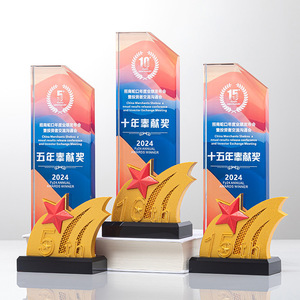 Crystal <b>Trophy</b> Laser <b>Engraved</b> Digital Printing 1234567891011 Durable Conference Award Business Gift - Product Image 3